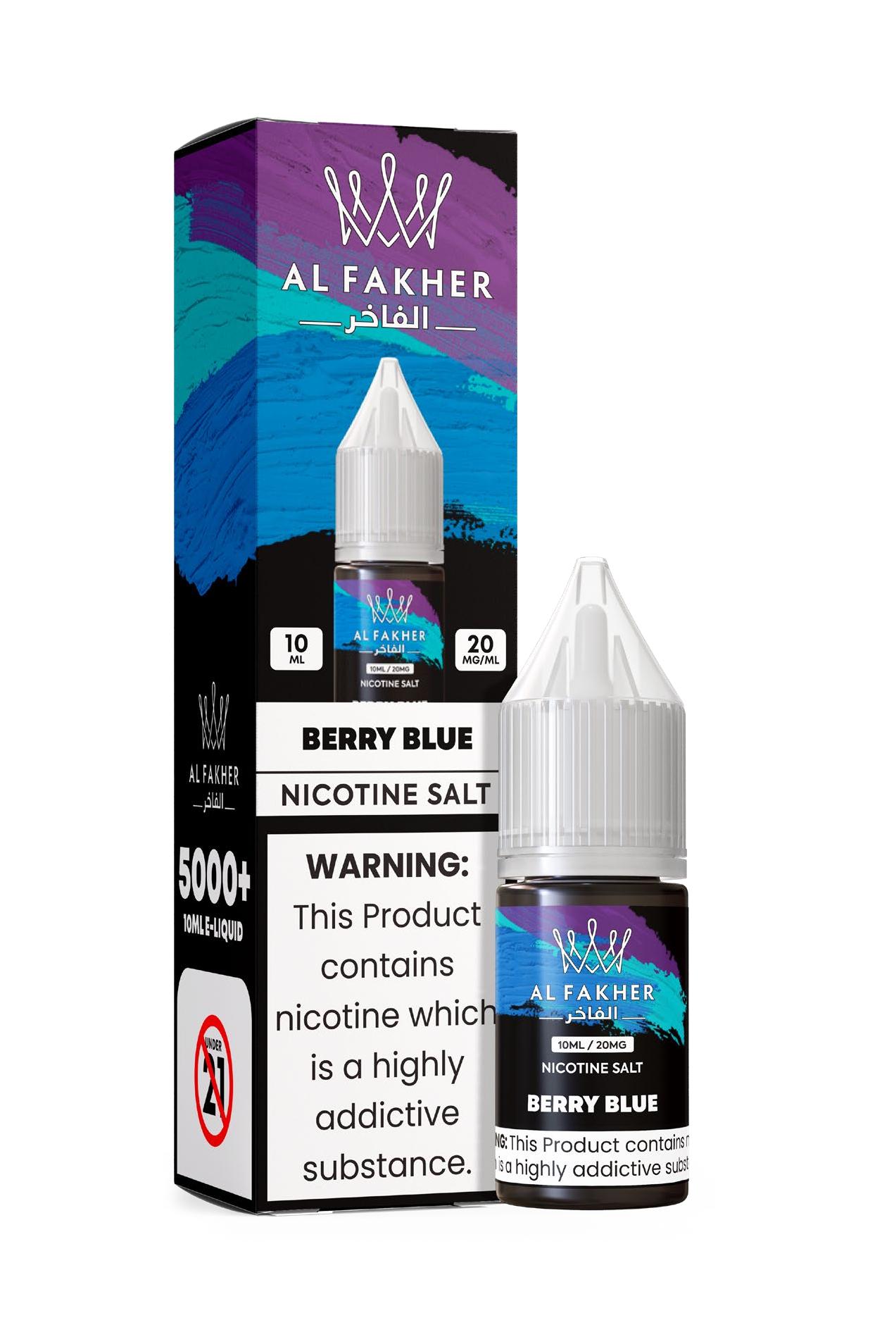 vapesocialcircle.com Berry Blue 20MG Strengths 10ML 5000+ Nic Salt E-LIQUIDS by Al Fakher