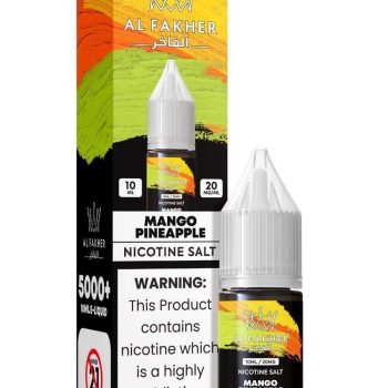 vapesocialcircle.com Mango Pineapple 20MG Strengths 10ML 5000+ Nic Salt E-LIQUIDS by Al Fakher